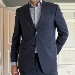 Z Zegna Wool Blue Suit